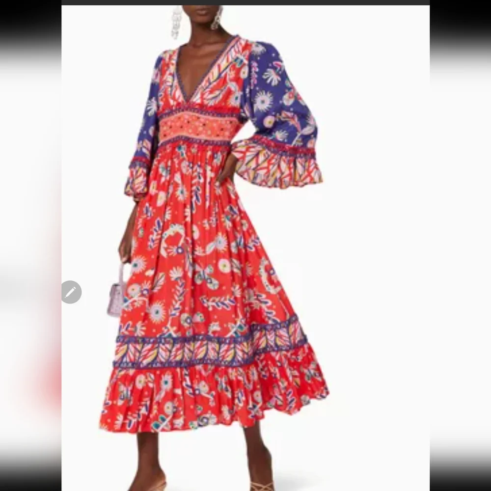 CeliaB Jules Midi Dress In Red - Picture 2 of 16